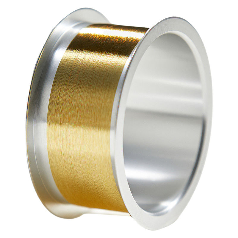 10% Elongasi Gold Plated Silver Wire Untuk Memori Pasar Tinggi kemurnian Kinerja Superior