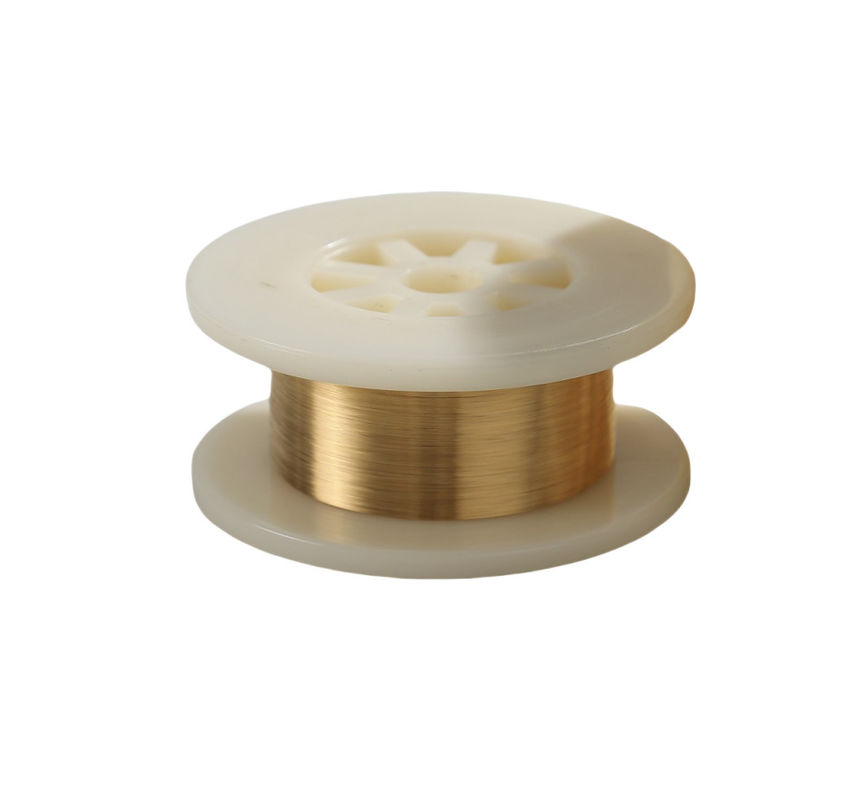 99.95% Kemurnian Emas Lapisan Tungsten Wire Resistance Korosi Lemes Surface Cerah Finish