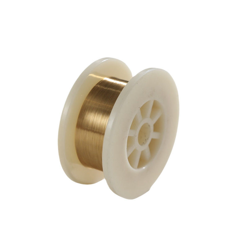 99.95% Kemurnian Emas Lapisan Tungsten Wire Resistance Korosi Lemes Surface Cerah Finish