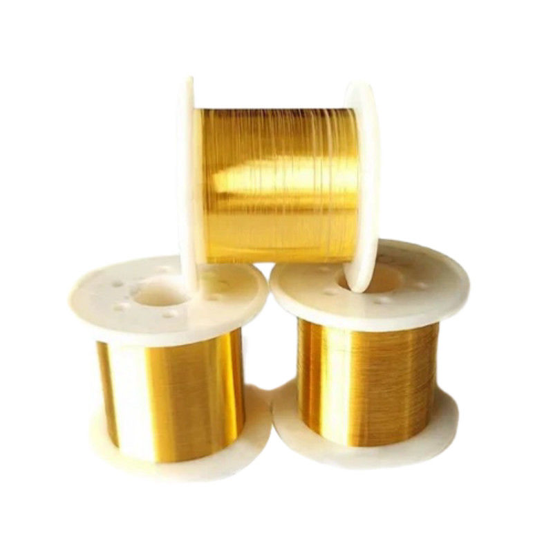 Permukaan halus berkilau Finish Gold Plated Tungsten Wire Untuk Elektrod Berkinerja Tinggi