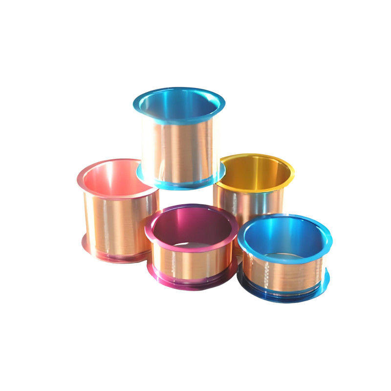 Kawat tembaga berlapis emas dengan diameter 0,01 dengan kemurnian tinggi untuk mikroelektronika