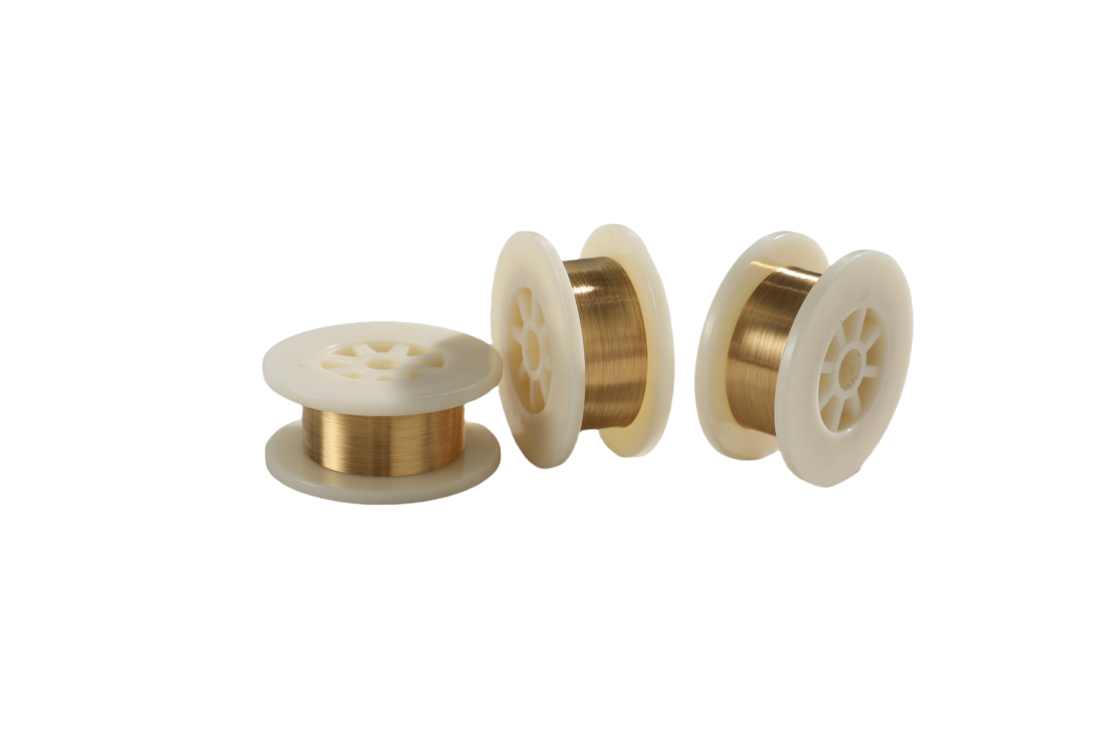 Gold Plated Tungsten Wire 99.95% Purity Ultra Fine | Factory Direct Supply for Electronics & Semiconductor Industry