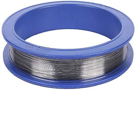 Kawat Tungsten Suhu Tinggi 0,1mm, Panjang 1000m, Mudah Diproses, Untuk Industri Manufaktur Listrik / Mesin