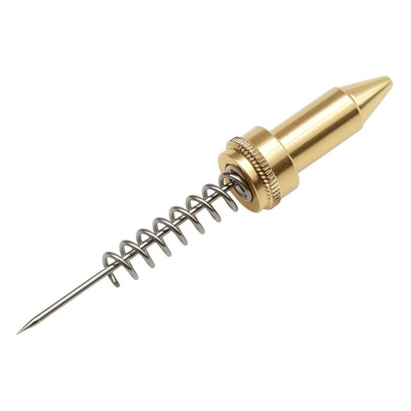 P75-E2 Spring Test Probe dengan kepala kerucut 1,3 mm dan diameter tabung 1,02 mm untuk pengujian PCB 3A