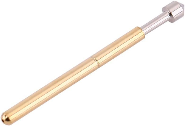 Spring Contact Probe Pogo Pin dengan 3A Current Rating 50mΩ Resistance dan 2.5mm Stroke untuk pengujian PCB