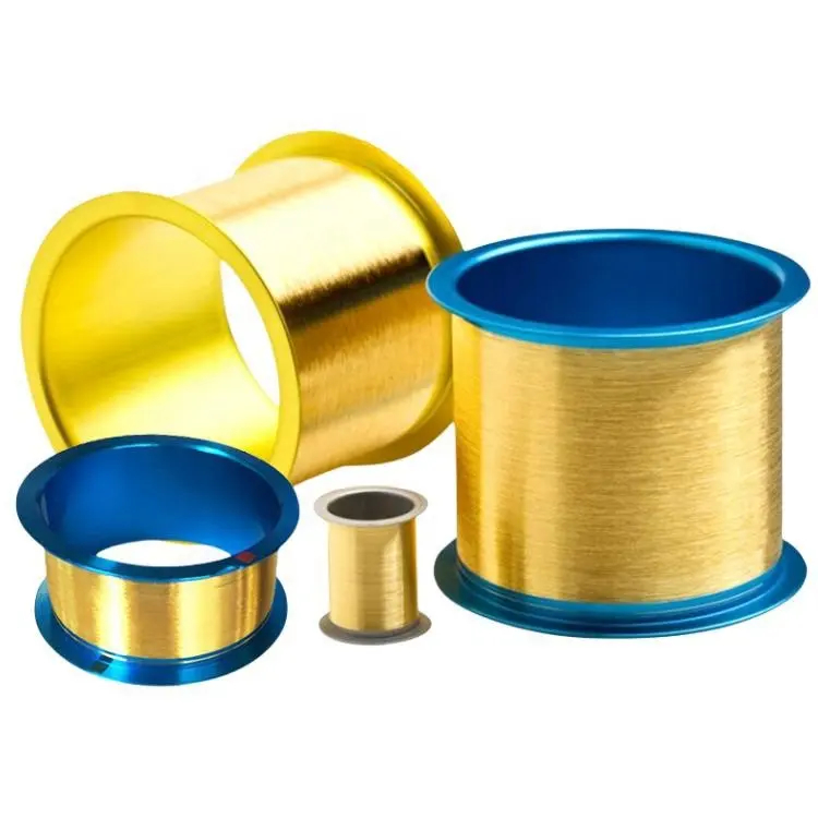 24K Gold Bonding Wire Diameter 1mm untuk Mikroelektronika dengan kemurnian 4N 99,99%