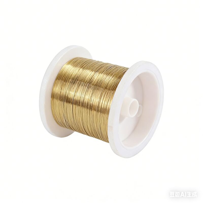 Kemurnian Tinggi 99,999% Ultra Fine 25μm/27μm Gold Coated Molybdenum Wire dengan Resistensi Suhu Tinggi 450°C untuk Mikroelektronika