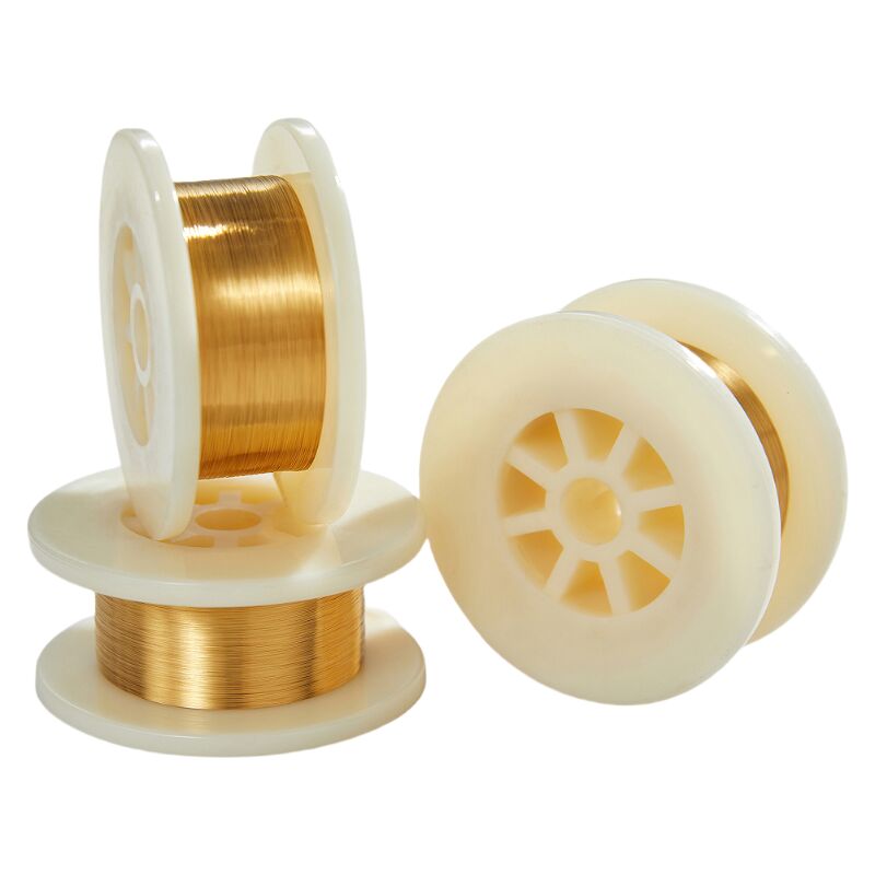 0.003mm Micro Gold Coated Tungsten Wire Anti-korosi Untuk Semikonduktor Bonding