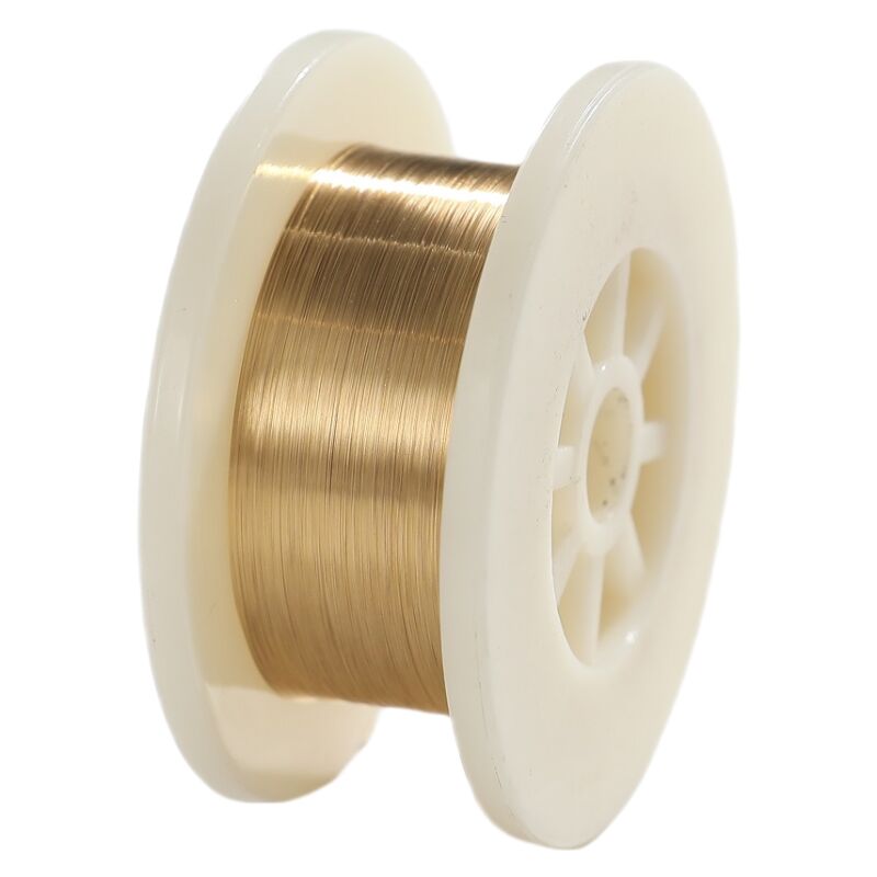 Kawat Tungsten Berlapis Emas Diameter Mikro 0,0035mm Untuk Suku Cadang Mikro Elektronik Vakum