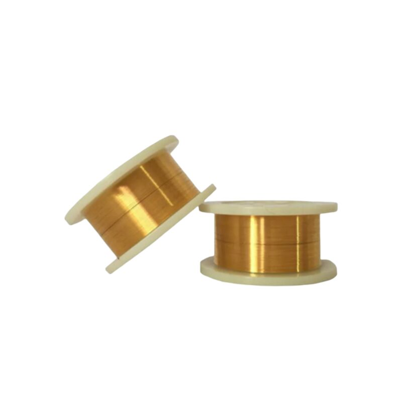 0.0035mm Ultra Fine Gold Plated Tungsten Wire Untuk Laboratorium Penelitian Micro Probe Penggunaan