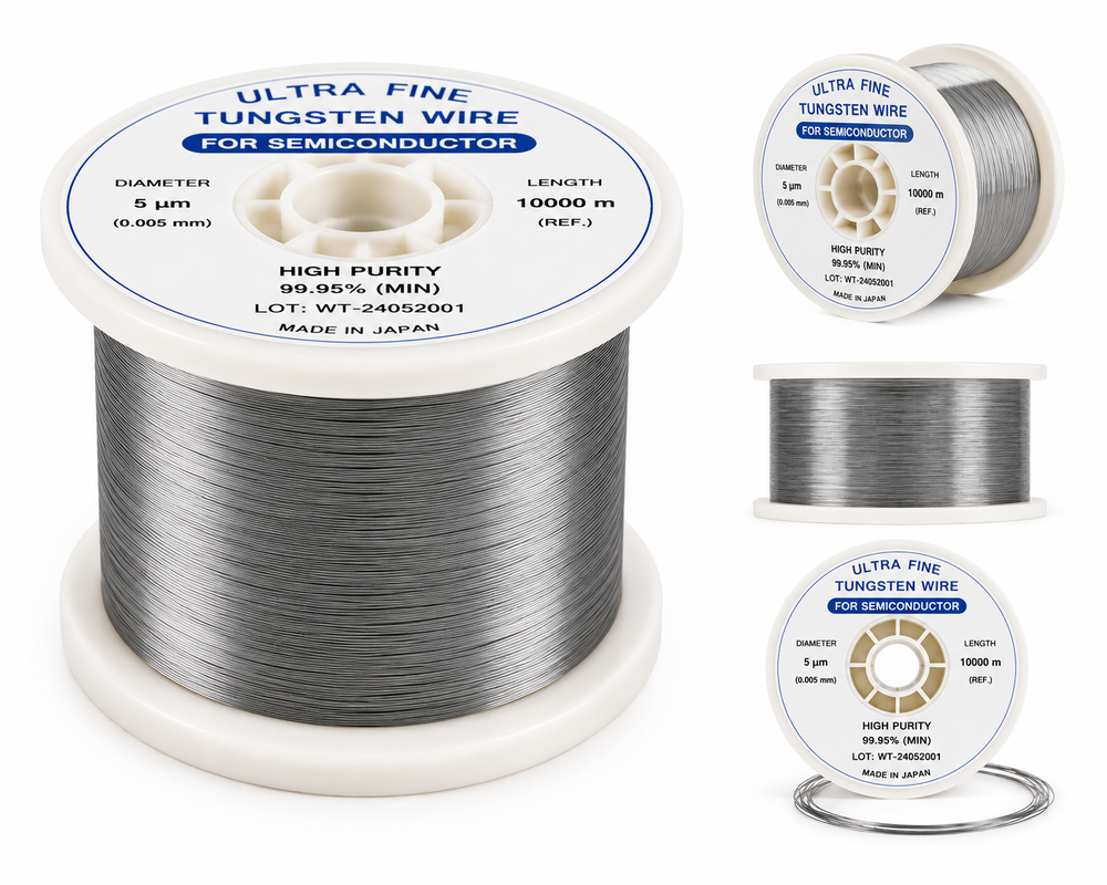 Super Fine Tungsten Wire Anti-korosi untuk Semiconductor Micro Wiring